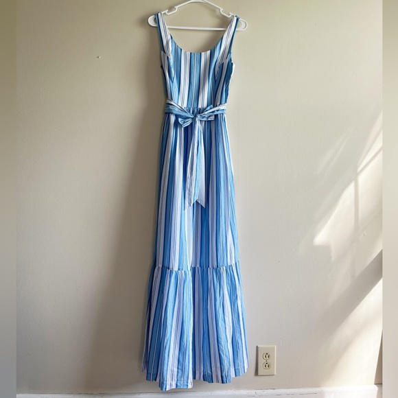Vineyard Vines Ocean Stripe Maxi Dress Sz 0 - Picture 2 of 7
